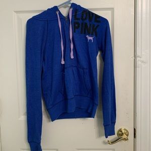 Blue zip up from Pink